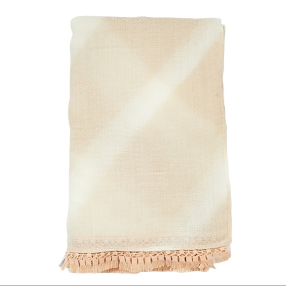 Vince Camuto Accessories - VINCE CAMUTO Ivory Tie Die Scarf NWT